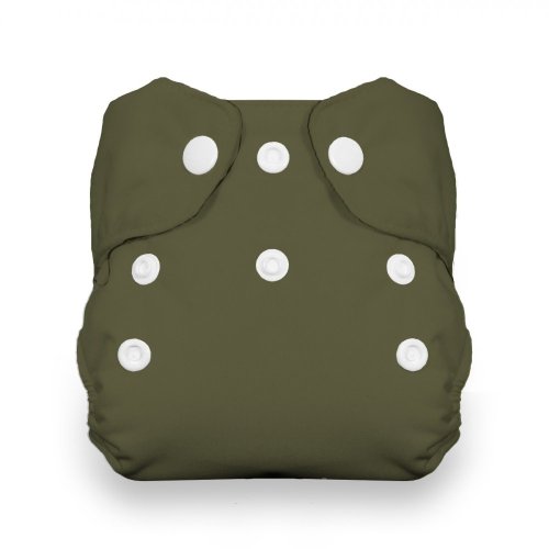 Thirsties Newborn AIO na PAT - Olive