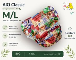 Kokosi AIO Pants velikost M/L - Domečky