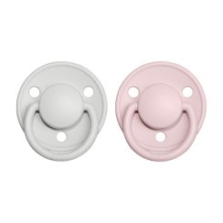 Bibs De Lux dudlíky z kaučuku 2 ks - Haze / Blossom