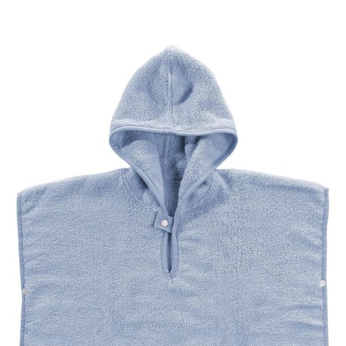 Kikko BIO bavlněné froté pončo XKKO Organic Baby Blue Stars-KOPIE