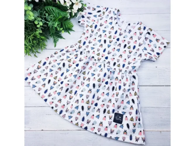 Princess šaty s krátkým rukávem - Firefly - Velikost: 86/92