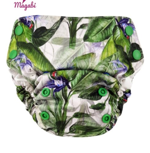 Magabi PUL SIO Comfort cover Side snaps OS (5-15 kg) - Strelitzia