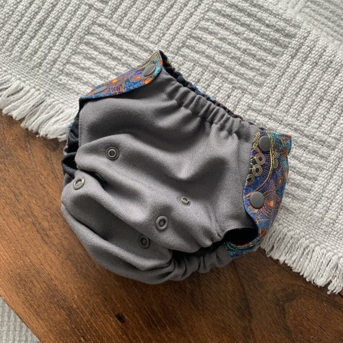 Woolberry SIO Merino wool cover, side snap - Mandaly