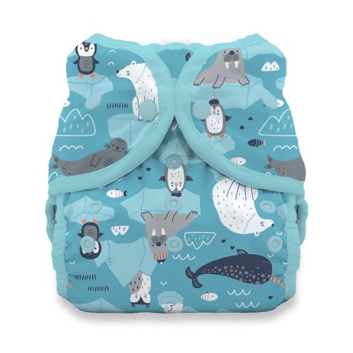 Thirsties Duo Wrap na PAT, size 1 - Ice Flow
