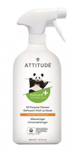 Attitude univerzální čistící prostředek s vůní citronové kůry s rozprašovačem - Varianta: 2 l