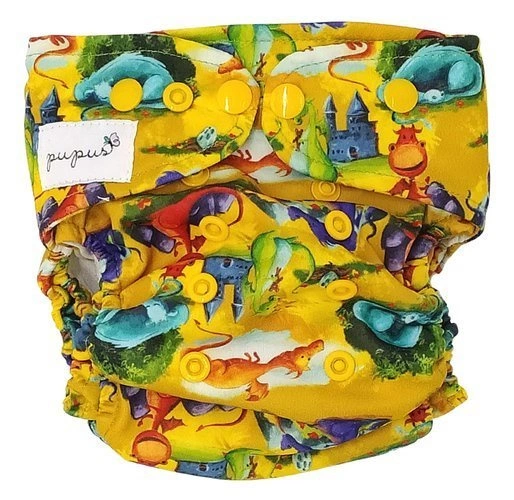 Pupus kapsová plena Coolmax Mini One Size - Dragons