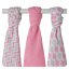 Kikko Dětské bambusové pleny XKKO BMB 70x70cm - Scandinavian Baby pink MIX 3Ks
