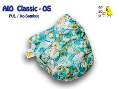 Kokosi AIO One size Ko-Bamboo - Spící ptáčci