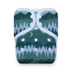 Thirsties Natural One Size Pocket Diaper na PAT - Moutain Twilight