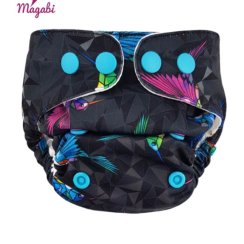 Magabi PUL SIO Comfort cover S/M (4-10 kg) - Origami Hummingbirds PAT