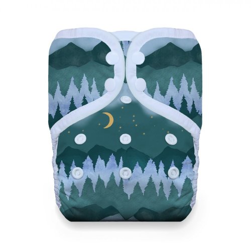 Thirsties Natural One Size Pocket Diaper na PAT - Moutain Twilight