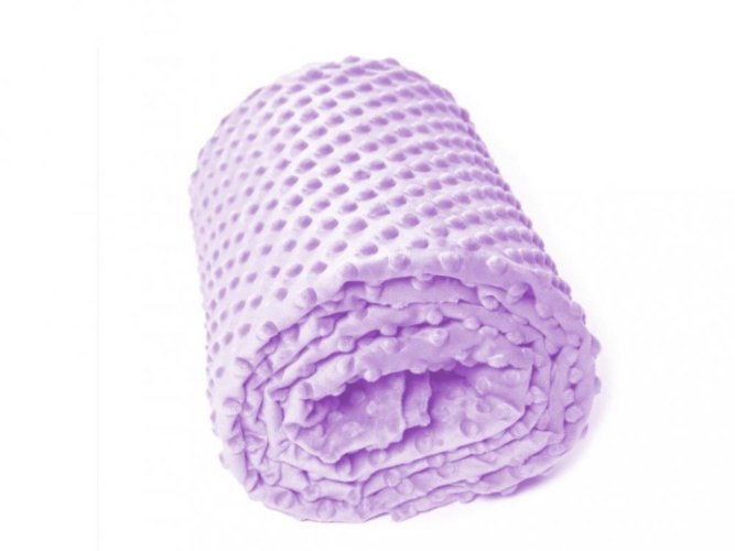 Gadeo deka Minky dots - Viollet