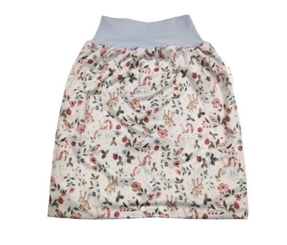 Breberky BIO Noční sukýnka - Zvířátka v jahodách - Velikost: L