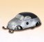 Kovap autíčko - Porsche 356 cabrio - Varianta: Stříbrná
