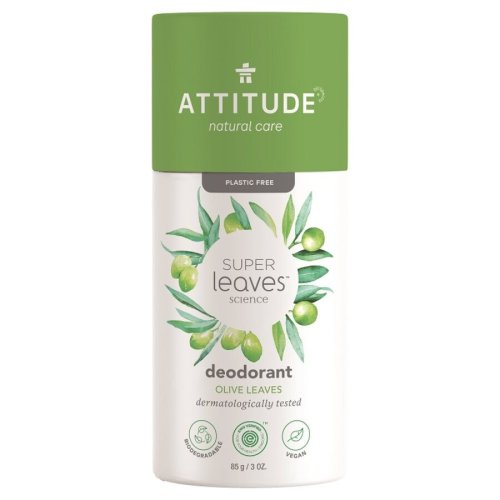 Attitude přírodní tuhý deodorant Super leaves - Olivové listy 85g