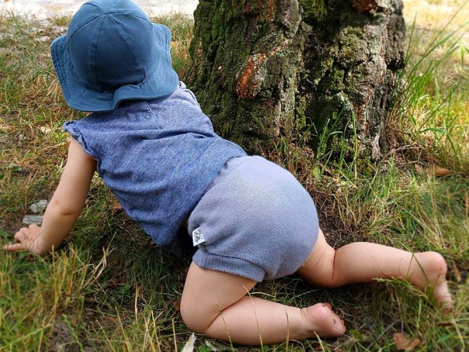 Magabi Nishove merino, natahovací vlňáčky ze silnějšího merina - Přírodní - Velikost: M