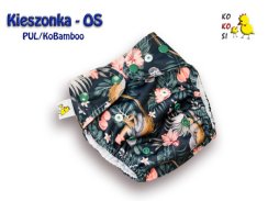 Kokosi kapsová plenka Bambus One Size - Monkeys