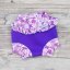 Swim nappy kojenecké neoprenové plavky s volánkem - Fialové s motýlky - Velikost: M