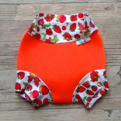 Swim nappy kojenecké neoprenové plavky - Oranžové s ovocem