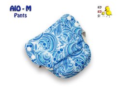 Kokosi AIO Pants velikost M - Blue ornaments