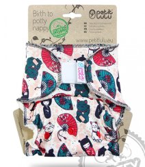 Petit Lulu kalhotková plena Fluffy organic na SZ - Japonské panenky