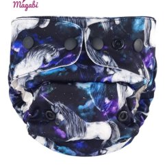 Magabi PUL SIO Comfort cover OS (5-15 kg) - Unicorns black PAT