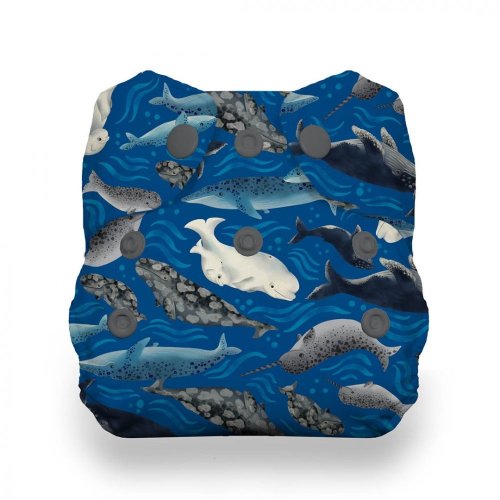 Thirsties Natural Newborn AIO na PAT - Ocean Lullabies