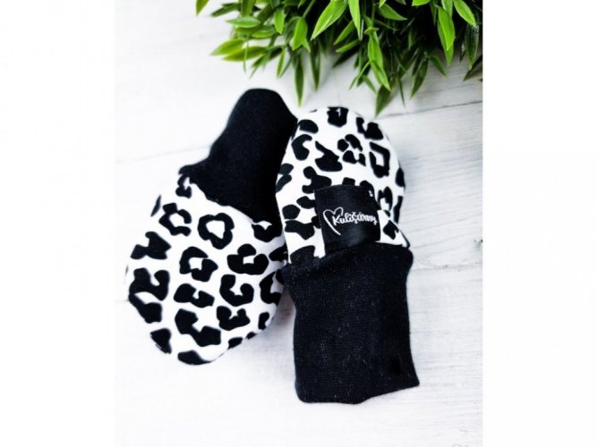 Kulišárny kojenecké rukavičky - Leopard