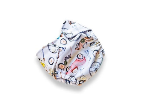 Kokosi svrchní kalhotky Newborn - Retro auta
