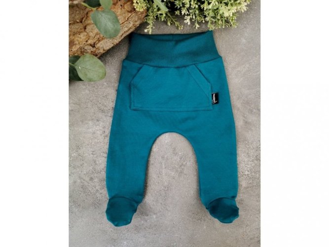 Kulišárny polodupačky - Teal - Velikost: 68