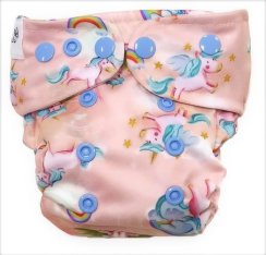Pupus kapsová plena Coolmax One Size - Unicorns