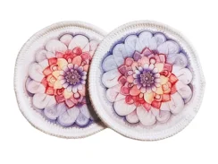 Breberky BIO vložky do podprsenky (PUL) - Květinová mandala
