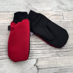 Yháček softshellové rukavice - Třešeň