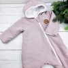 Zimní overal - Wafle Pink