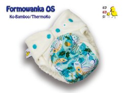 Kokosi kalhotková plena One Size Thermo - Spící ptáčci
