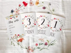 Těhotenské milníkové kartičky - Meadow (35 ks)