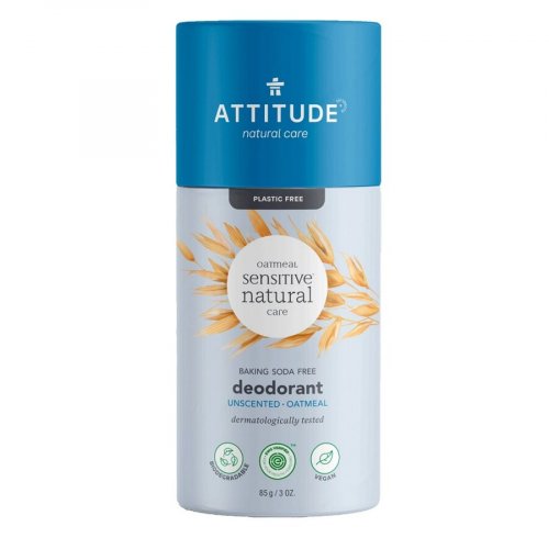 Attitude přírodní tuhý deodorant - Pro citlivou a atopickou pokožku, bez vůně  85g