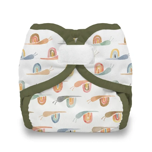 Thirsties Duo Wrap na SZ, size 1 - Rainbow snail