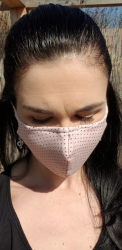Petit Lulu Komfortní rouška s drátkem 4 ks + nano filtr do roušky 2 ks