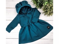 Mikinošaty Princess s dlouhým rukávem - Teal