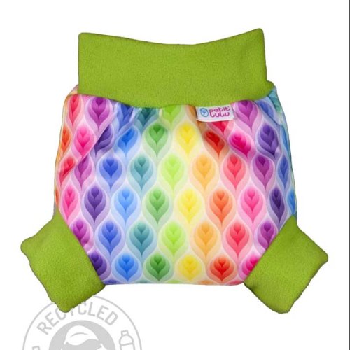Petit Lulu natahovací Pull-up svrchní kalhotky - Duhové plamínky - Velikost: M