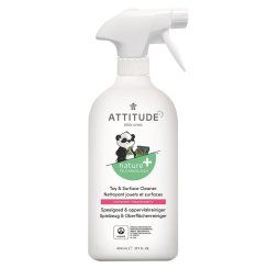 Čistící prostředek na dětské povrchy/hračky ATTITUDE bez vůně s rozprašovačem 800 ml