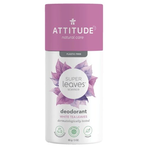 Attitude přírodní tuhý deodorant Super leaves - Listy bílého čaje 85g