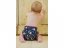 Breberky svrchní novorozenecké kalhotky Mini s křidélky - Ptáčci u jeřabin