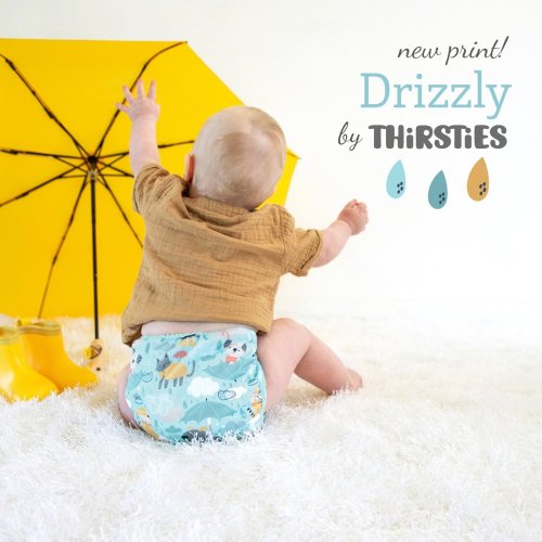 Thirsties Duo Wrap na SZ, size 1 - Drizzly