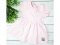 Princess šaty plátěné - Pastel Pink