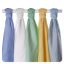 Kikko Dětské pleny z biobavlny XKKO Organic 70x70cm Staré časy Pastels for Boys 5 ks