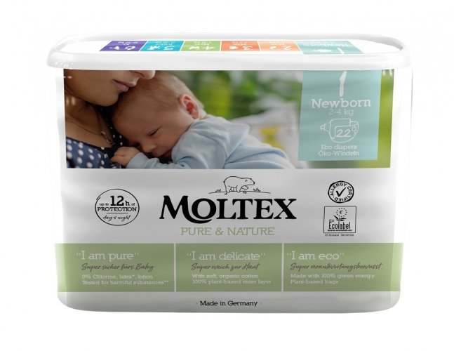 Plenky Moltex Pure & Nature Newborn 2-4 kg (22 ks)