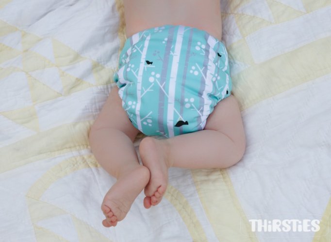 Thirsties Duo Wrap na PAT, size 1 - Mermaid Lagoon