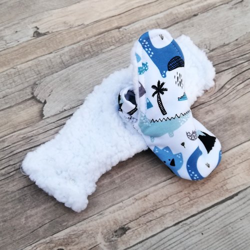 Zimní capáčky s beránkem - Rosantic 9-12M - Velikost: 9 - 12M